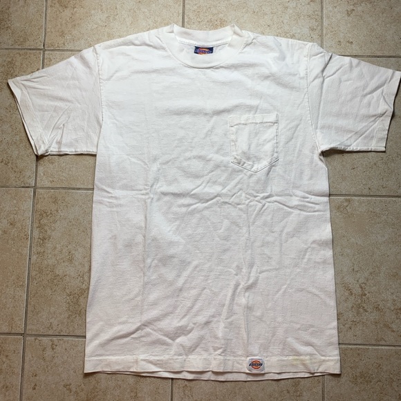 dickies plain white t shirt